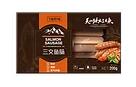 Flying fish roe flavored salmon sausage